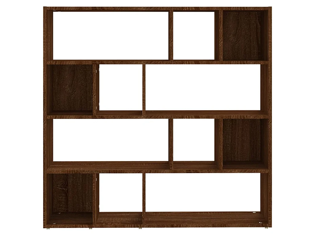 Bibliothèque-Séparateur de pièce Chêne marron 105x24x102 cm OFR26419 BonneVie Meuble