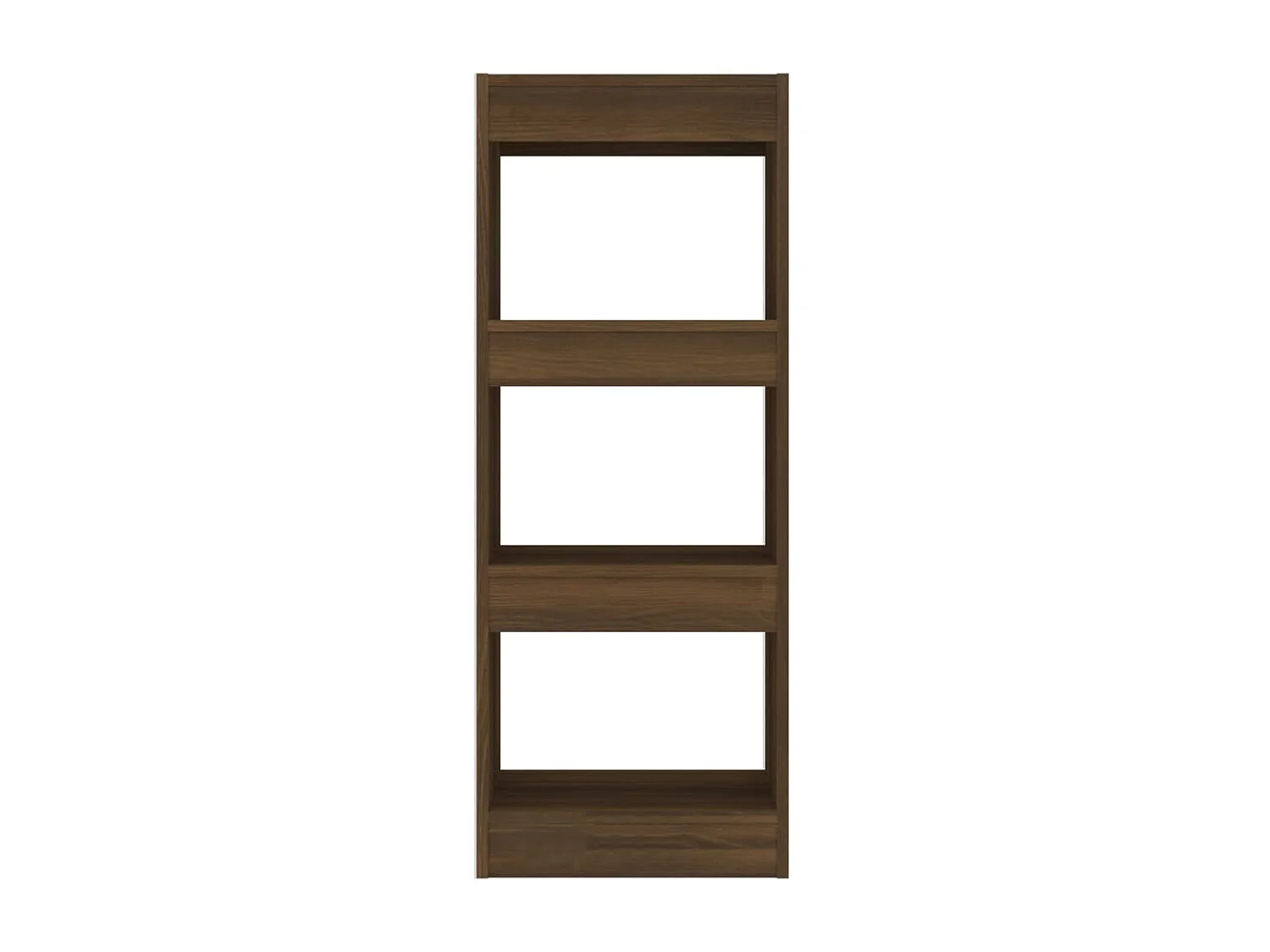 Bibliothèque-Séparateur de pièce Chêne marron 40x30x103 cm OFR84413 BonneVie Meuble