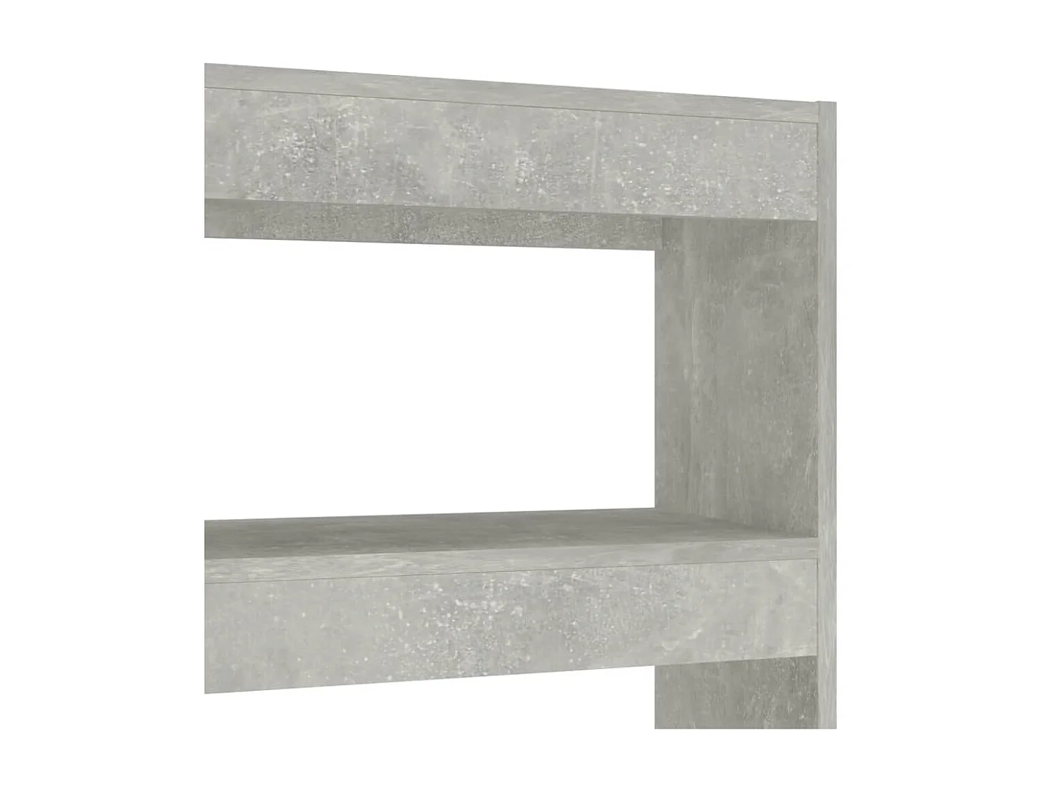 Bücherregal/Bücherschrank,Raumteiler Betongrau 100x30x135 cm -gkd357083