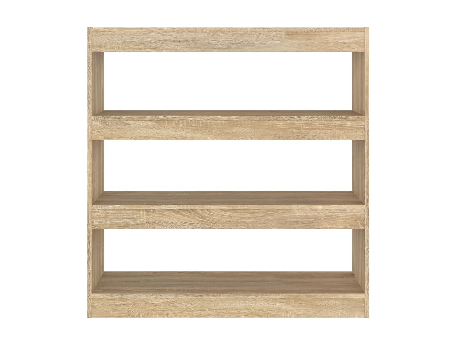 Bibliothèque-Séparateur de pièce Chêne Sonoma 100x30x103 cm OFR59604 BonneVie Meuble