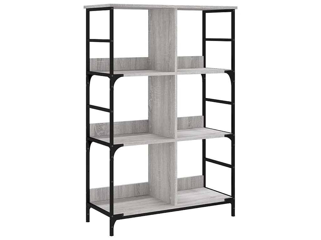 Estante 78,5x33x117,5 cm derivados de madeira cinzento sonoma PT691057