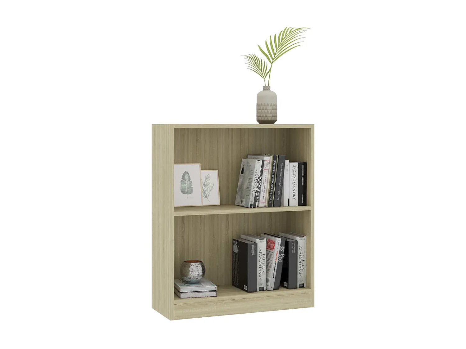 Bibliothèque Chêne sonoma 60x24x74,5 cm Bois d'ingénierie OFR79050 BonneVie Meuble