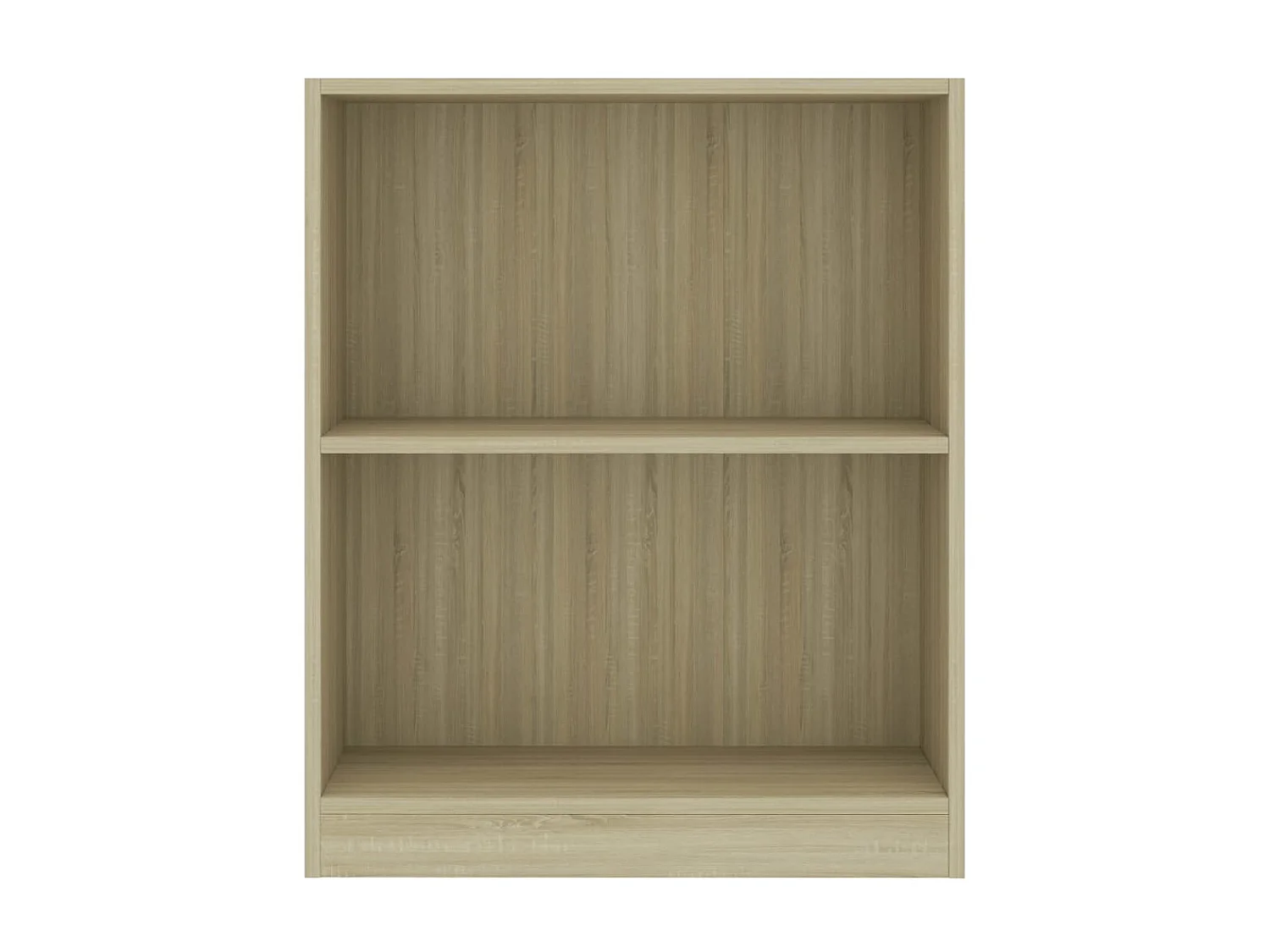Boekenkast 60x24x74,5 cm bewerkt hout sonoma eikenkleurig NL490666