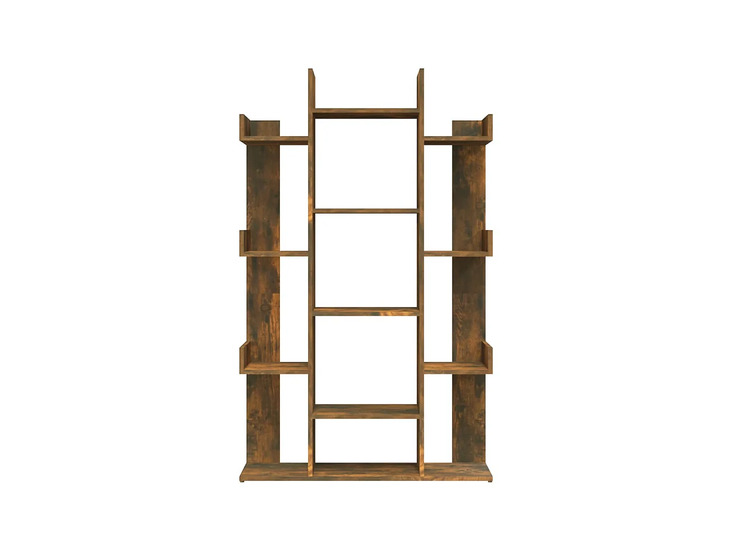 Bibliothèque Chêne fumé 86x25,5x140 cm Bois d'ingénierie OFR16305 BonneVie Meuble