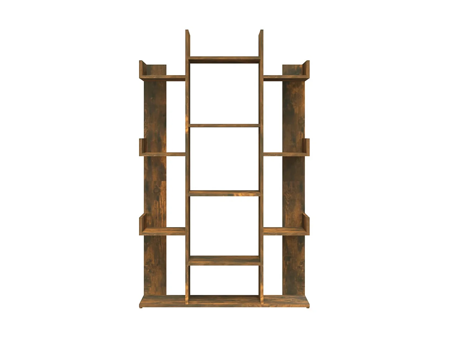 Bibliothèque Chêne fumé 86x25,5x140 cm Bois d'ingénierie OFR16305 BonneVie Meuble