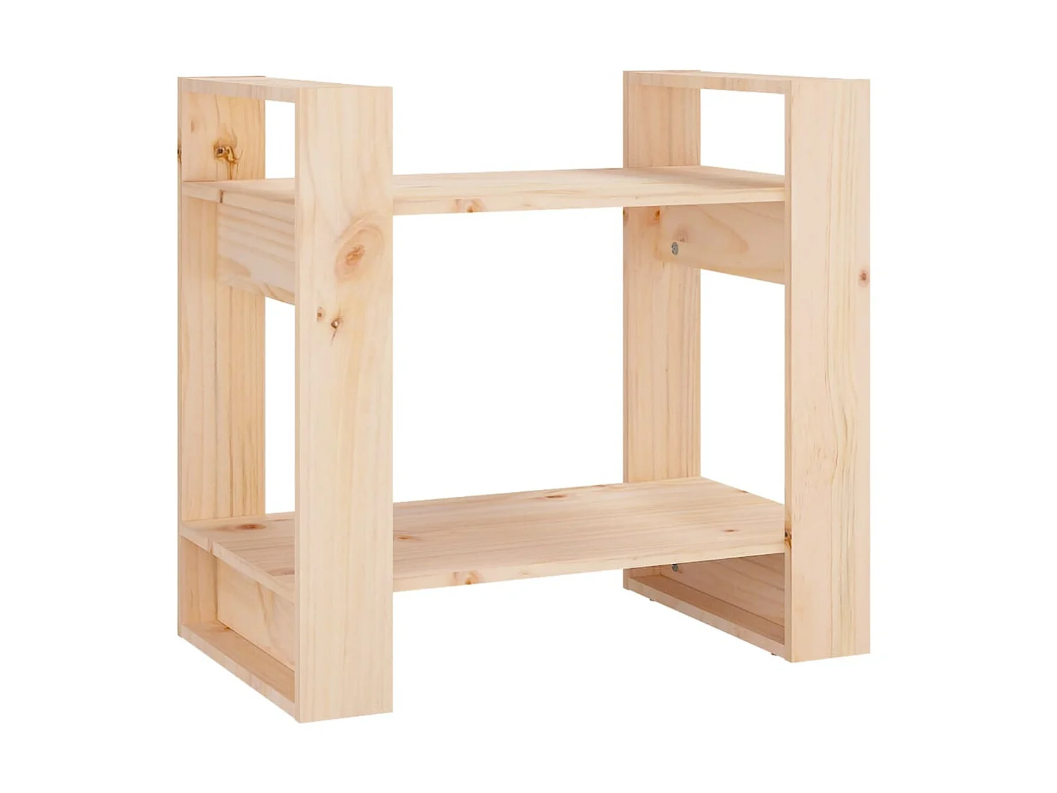 Bibliothèque-Séparateur de pièce 60x35x57 cm Pin massif OFR39558 BonneVie Meuble