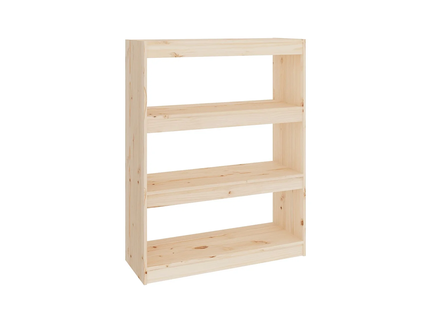 Bücherregal Raumteiler,Bücherschrank 80x30x103,5 cm Massivholz Kiefer -gkd622298