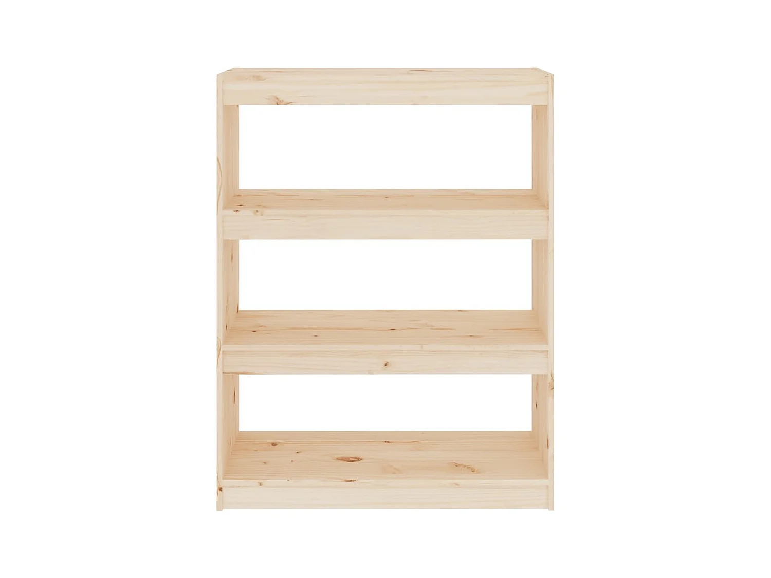 Bücherregal Raumteiler,Bücherschrank 80x30x103,5 cm Massivholz Kiefer -gkd622298