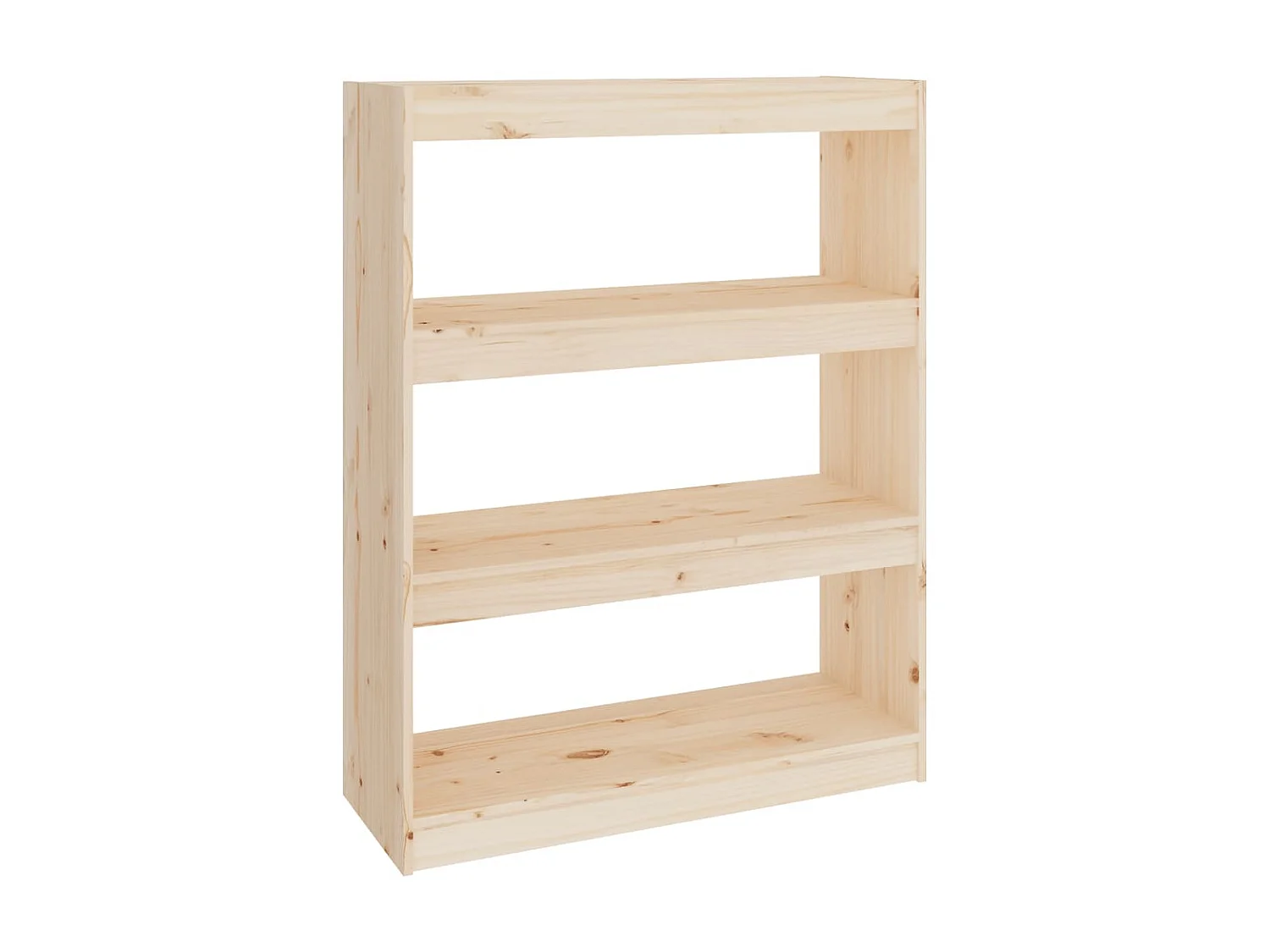 Bücherregal Raumteiler,Bücherschrank 80x30x103,5 cm Massivholz Kiefer -gkd622298