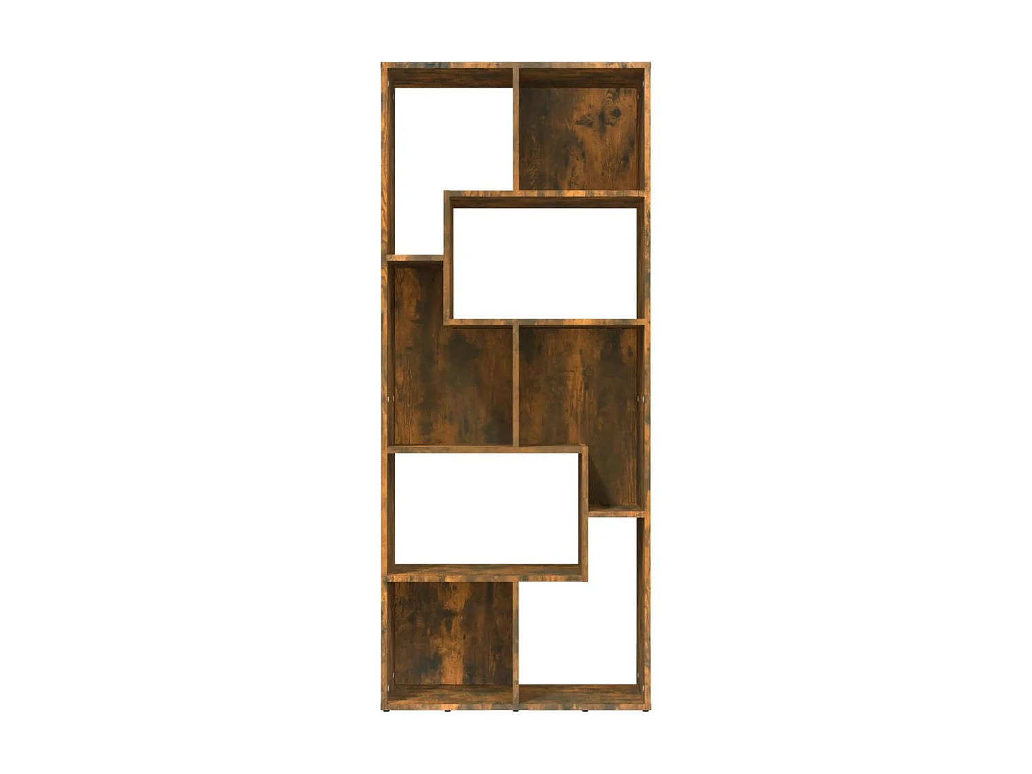 Bibliothèque Chêne fumé 67x24x161 cm Bois d'ingénierie OFR12048 BonneVie Meuble