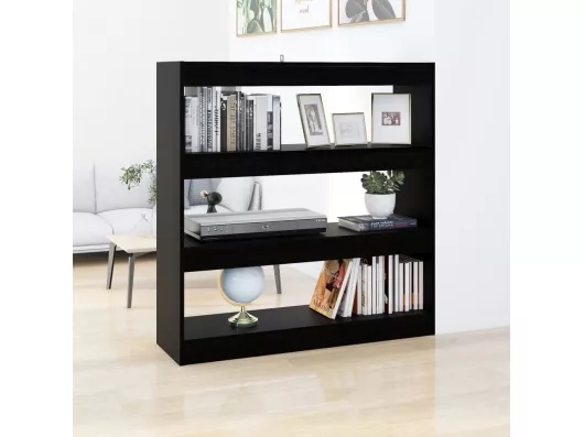 Kauf Unique Bücherregal/Bücherschrank,Raumteiler Schwarz 100x30x103 cm -gkd333885