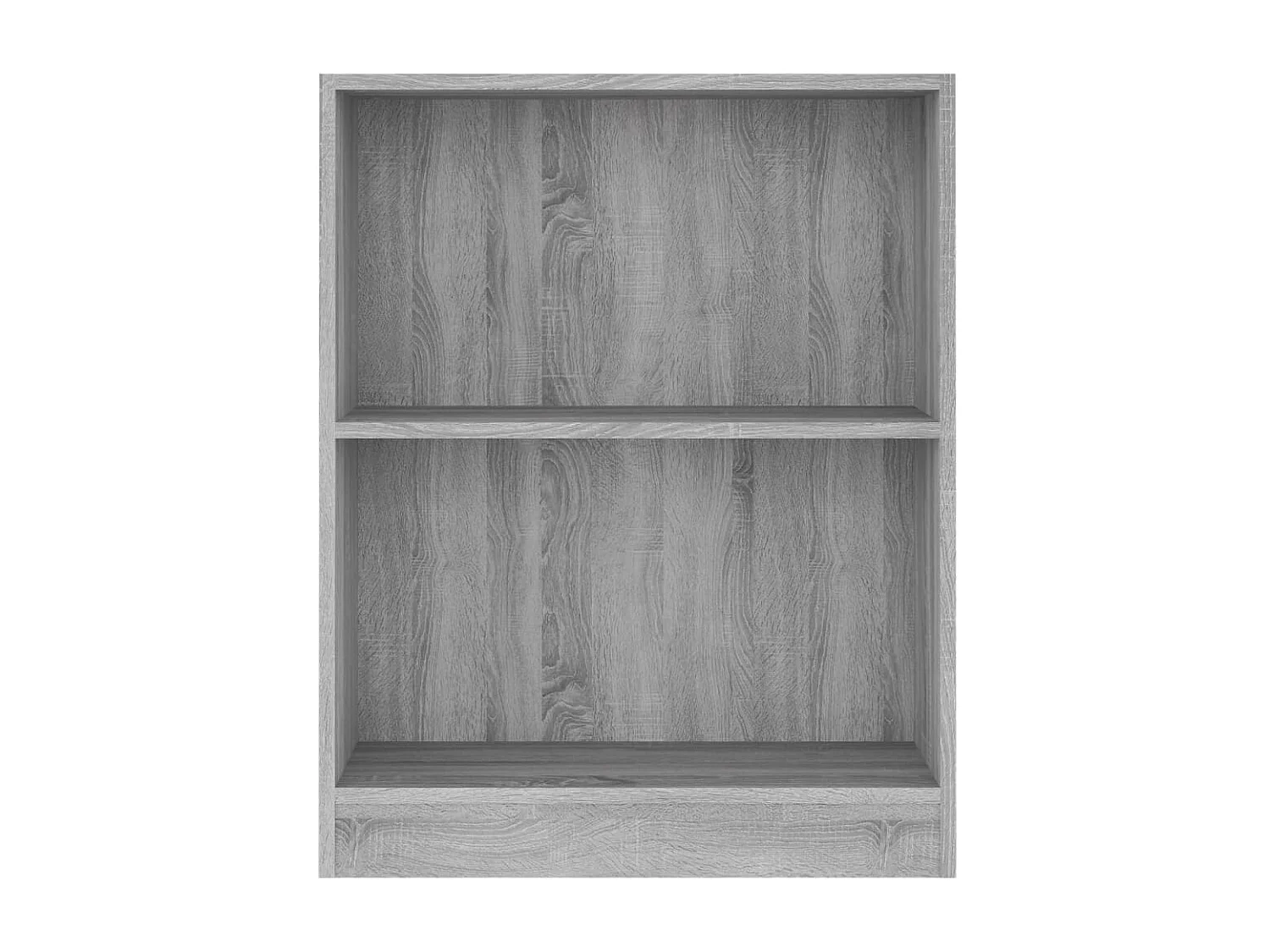 Bibliothèque Sonoma gris 60x24x74,5 cm Bois d'ingénierie OFR52721 BonneVie Meuble
