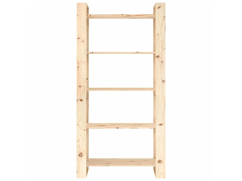 Bücherregal/Bücherschrank,Raumteiler 80x35x160 cm Massivholz -gkd18983