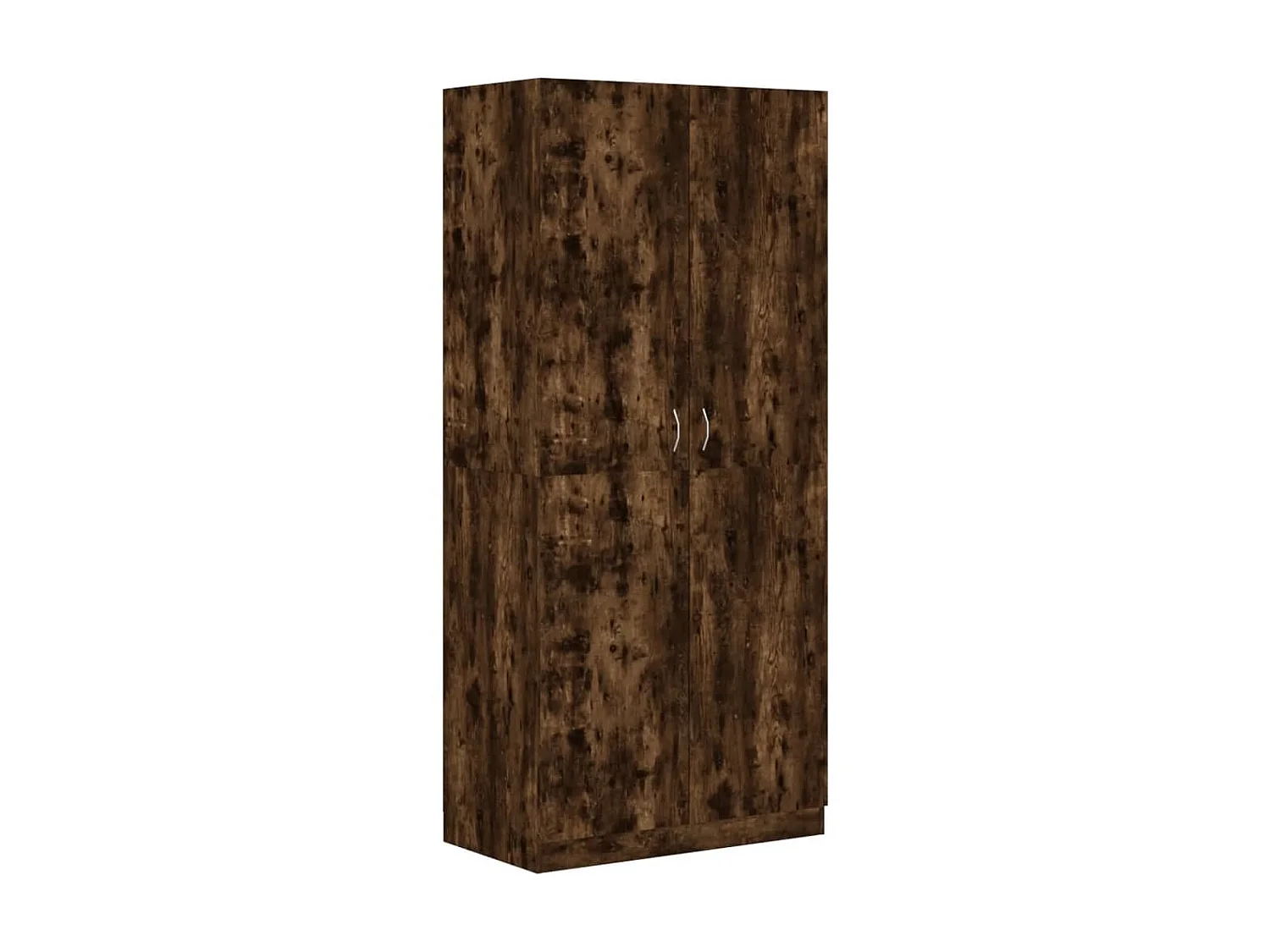 Armario madera contrachapada color roble ahumado 90x52x200 cm ES970193