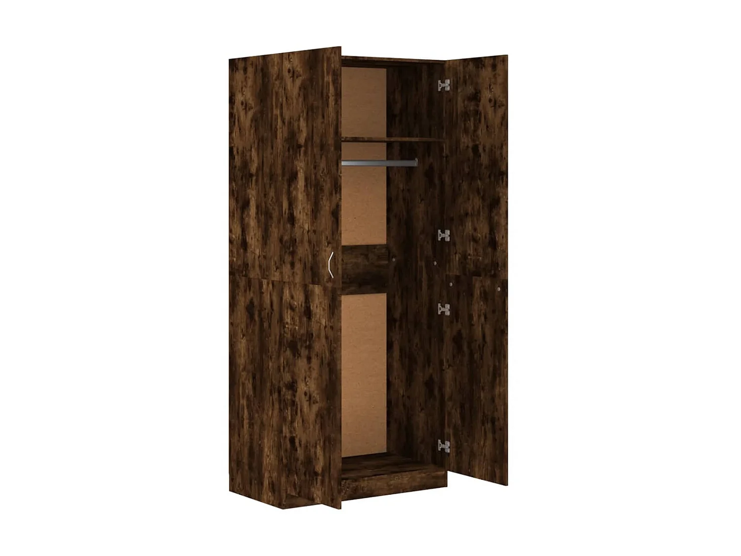 Garde-robe, Penderie, Armoire de vêtements Chêne fumé 90x52x200 cm Bois d'ingénierie PEWV80013 BonneVie Meuble