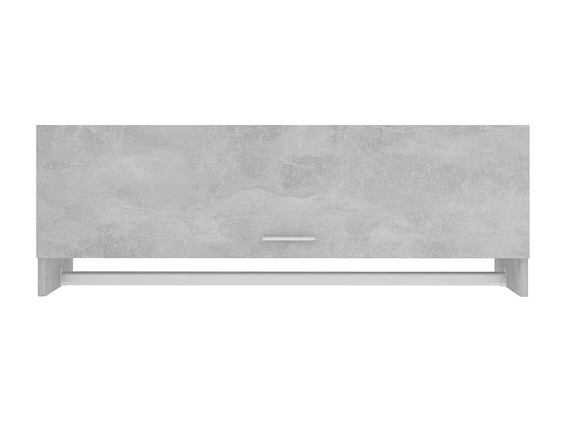 Garde-robe Gris béton 100x32,5x35 cm Aggloméré OFR72333 BonneVie Meuble