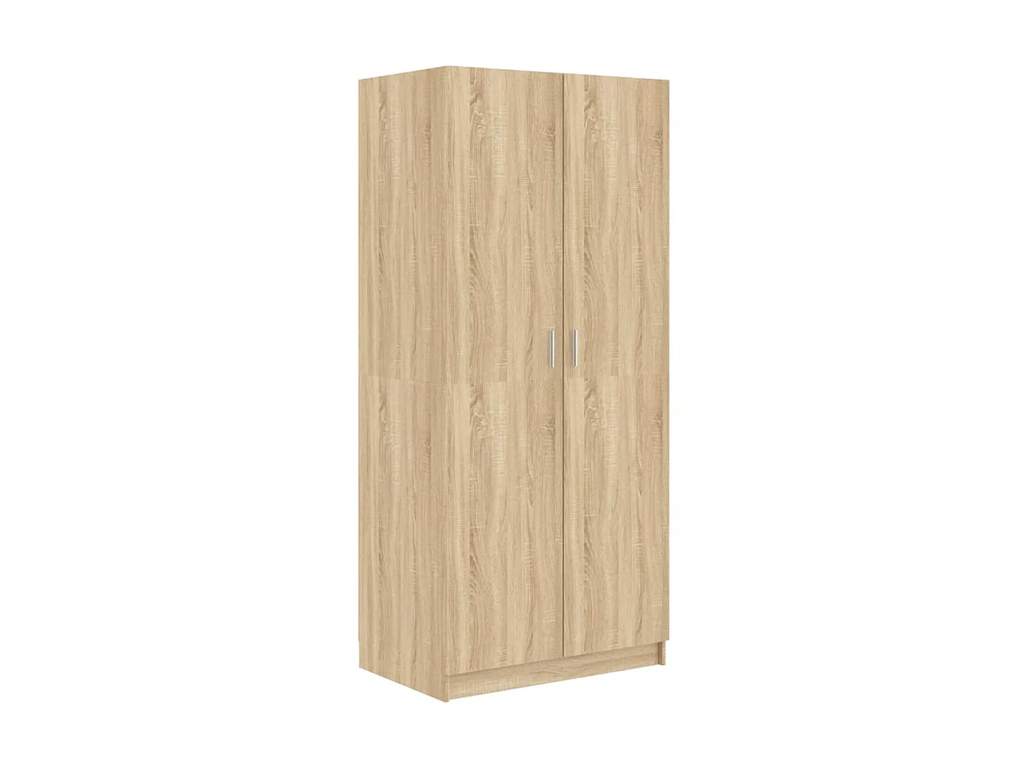 Armario de madera contrachapada roble Sonoma 80x52x180 cm ES753801