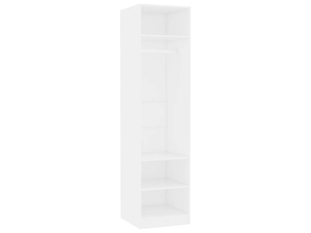 Garde-robe Blanc 50 x 50 x 200 cm Aggloméré OFR89029 BonneVie Meuble