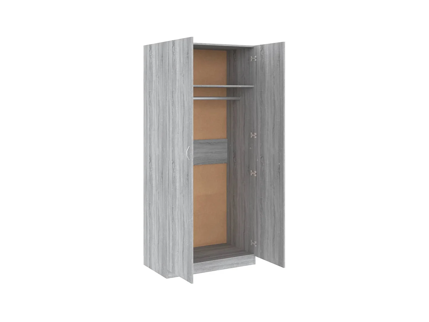 Garde-robe Sonoma gris 90x52x200 cm Bois d'ingénierie OFR38930 BonneVie Meuble