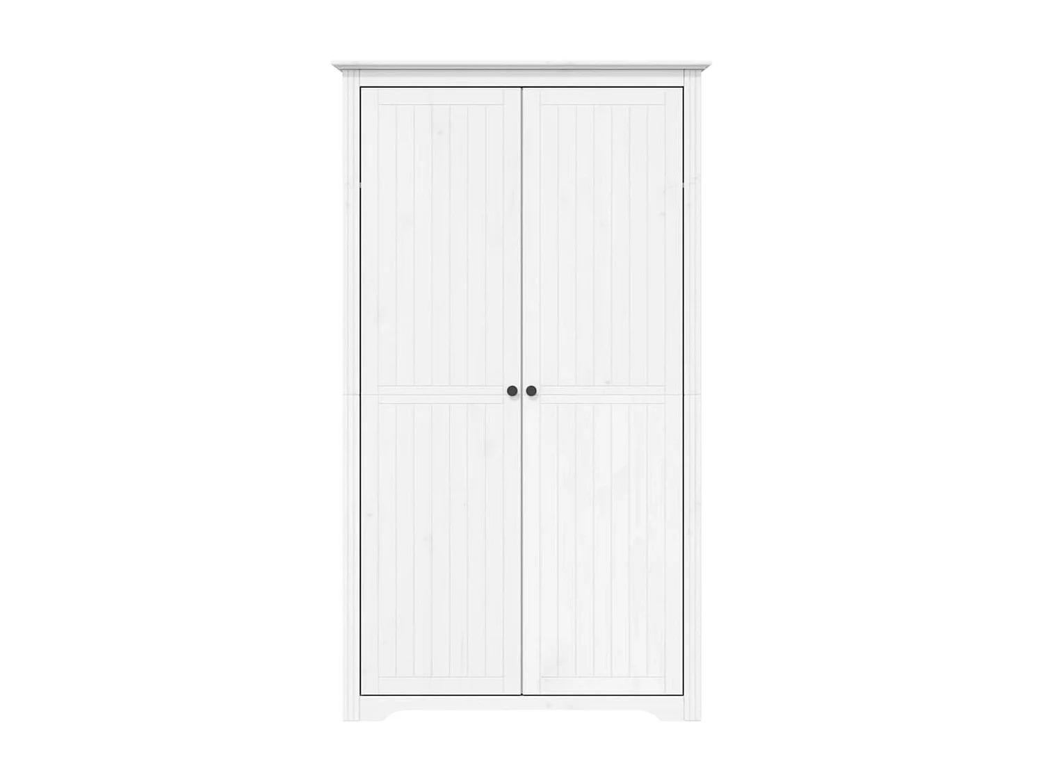 Roupeiro BODO 99x53,5x173 cm madeira de pinho maciça branco PT490688