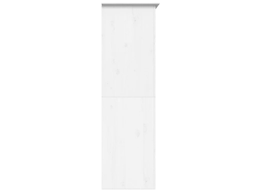Roupeiro BODO 99x53,5x173 cm madeira de pinho maciça branco PT490688