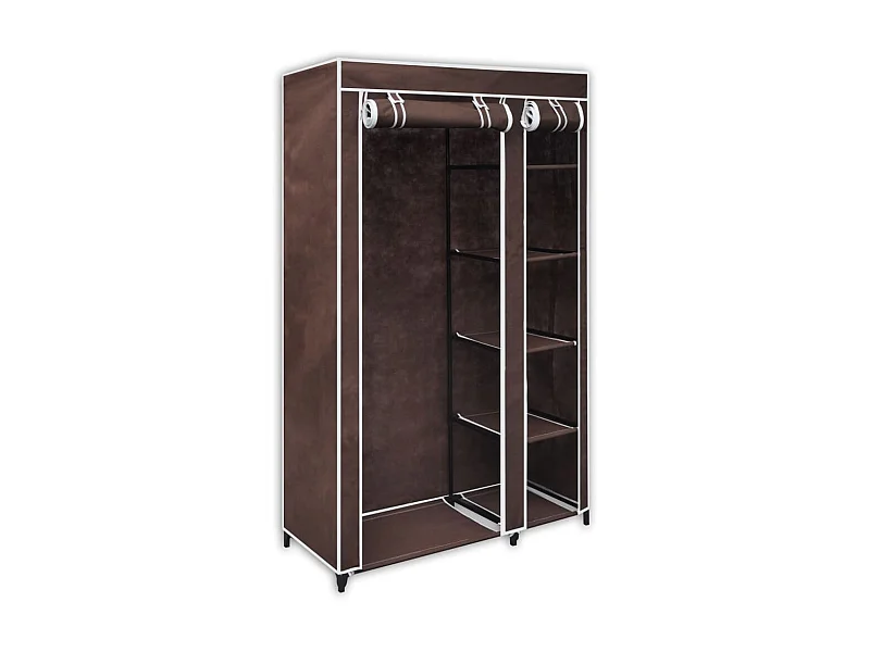 Armario de tela marrón ES376581