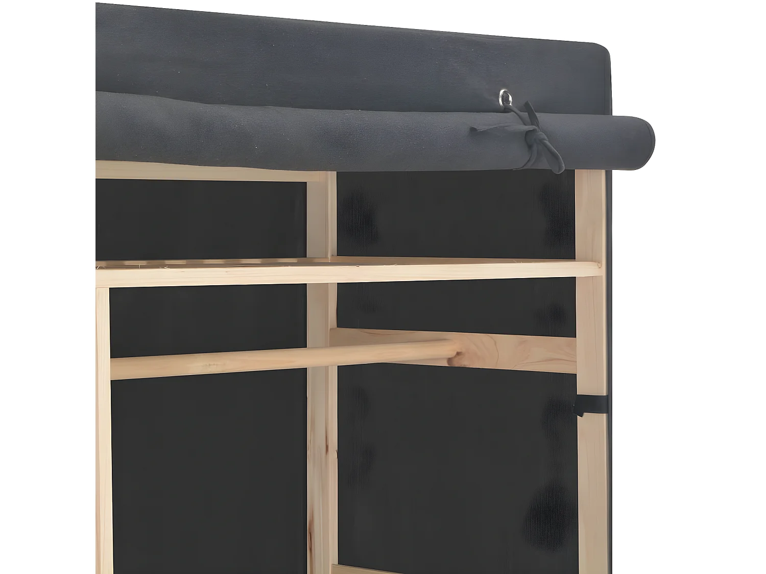 Garde-robe Gris 110 x 40 x 170 cm Tissu OFR18033 BonneVie Meuble