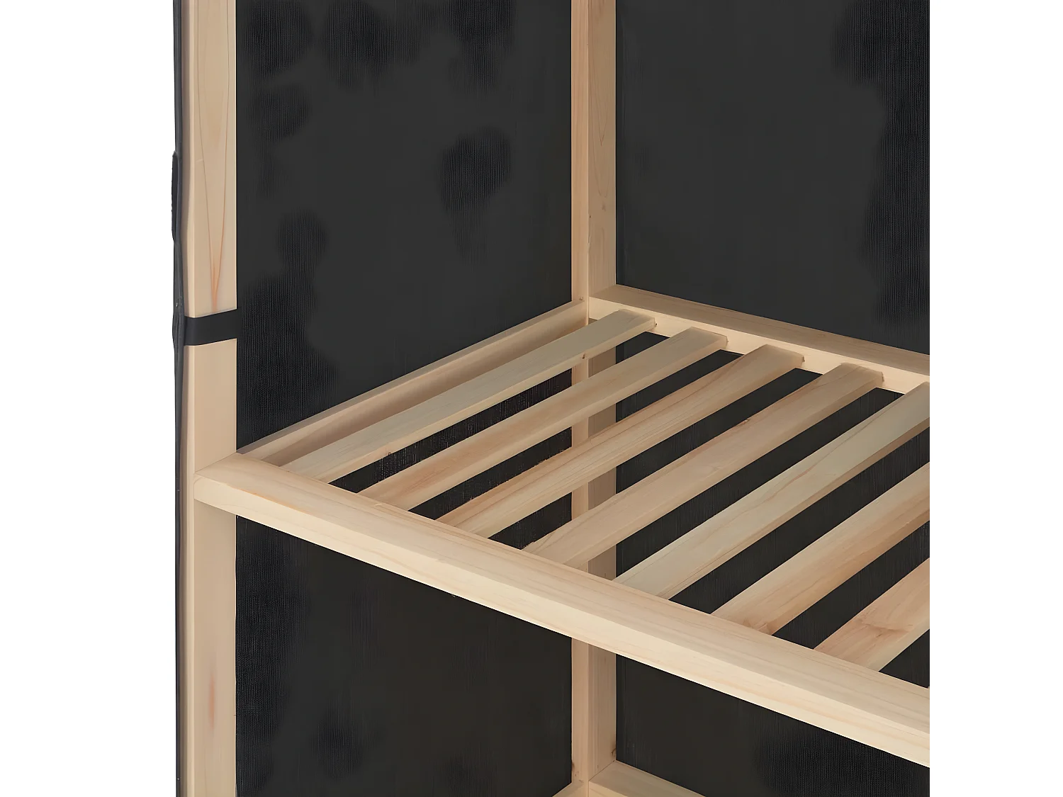 Roupeiro 110x40x170 cm tecido cinzento PT706639