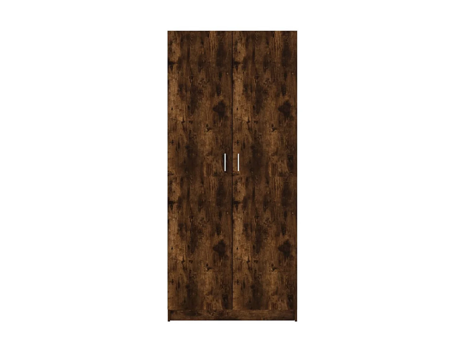 Armario madera contrachapada color roble ahumado 80x52x180 cm ES801418