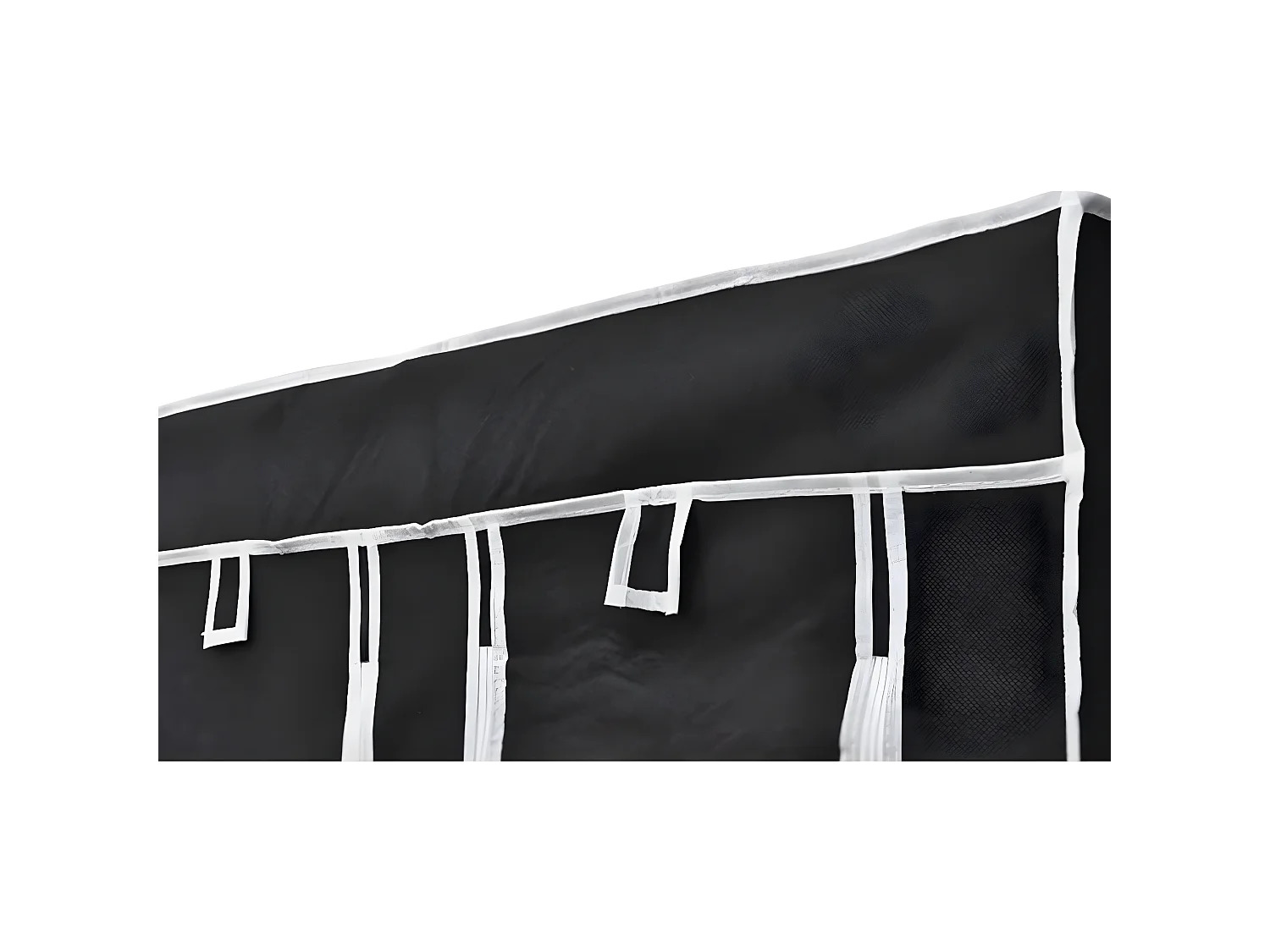 Garde-robe pliable Noir 110 x 45 x 175 cm OFR98246 BonneVie Meuble