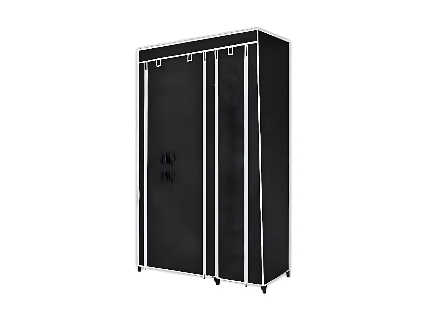 Garde-robe pliable Noir 110 x 45 x 175 cm OFR98246 BonneVie Meuble