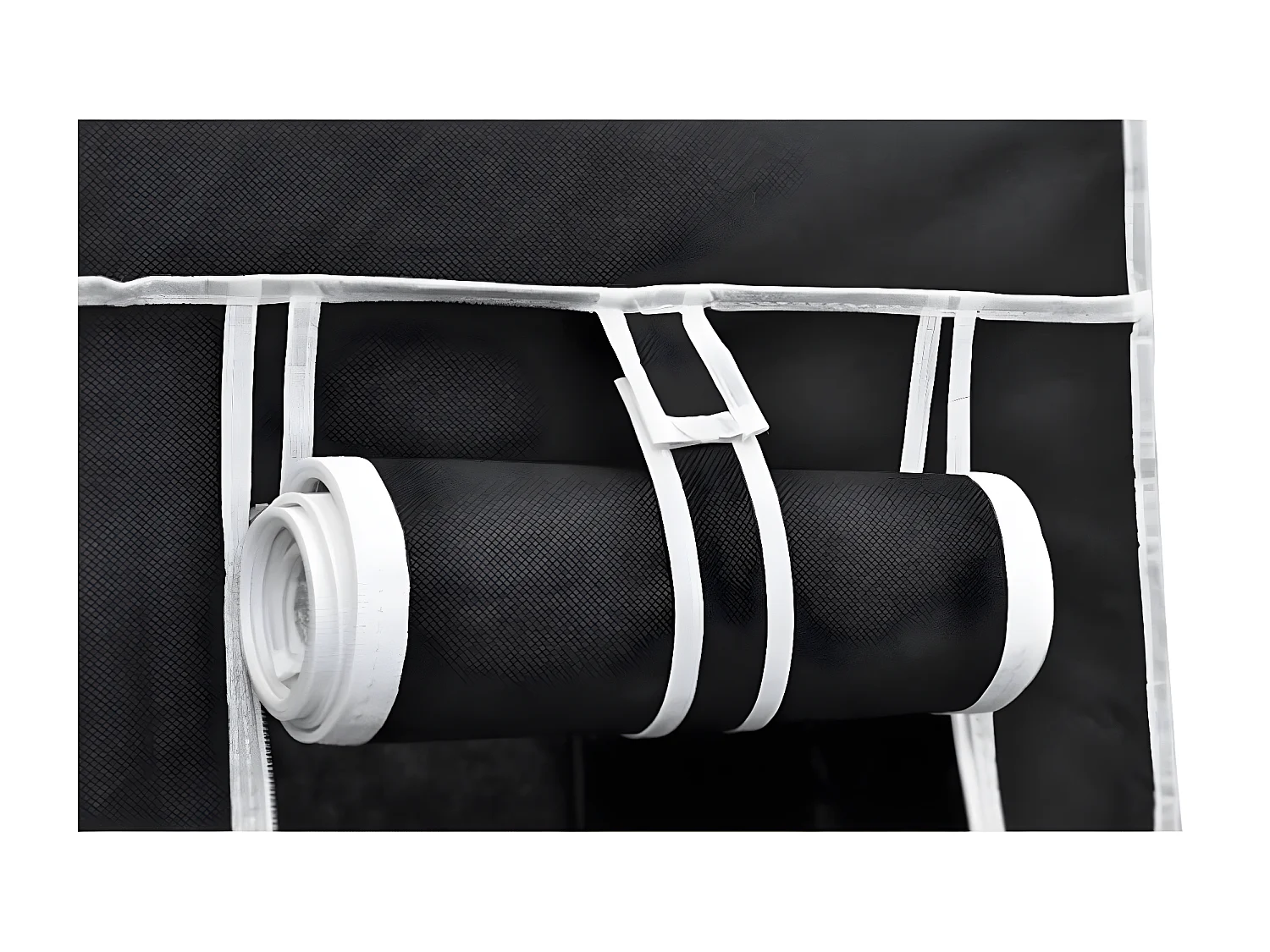 Garde-robe pliable Noir 110 x 45 x 175 cm OFR98246 BonneVie Meuble