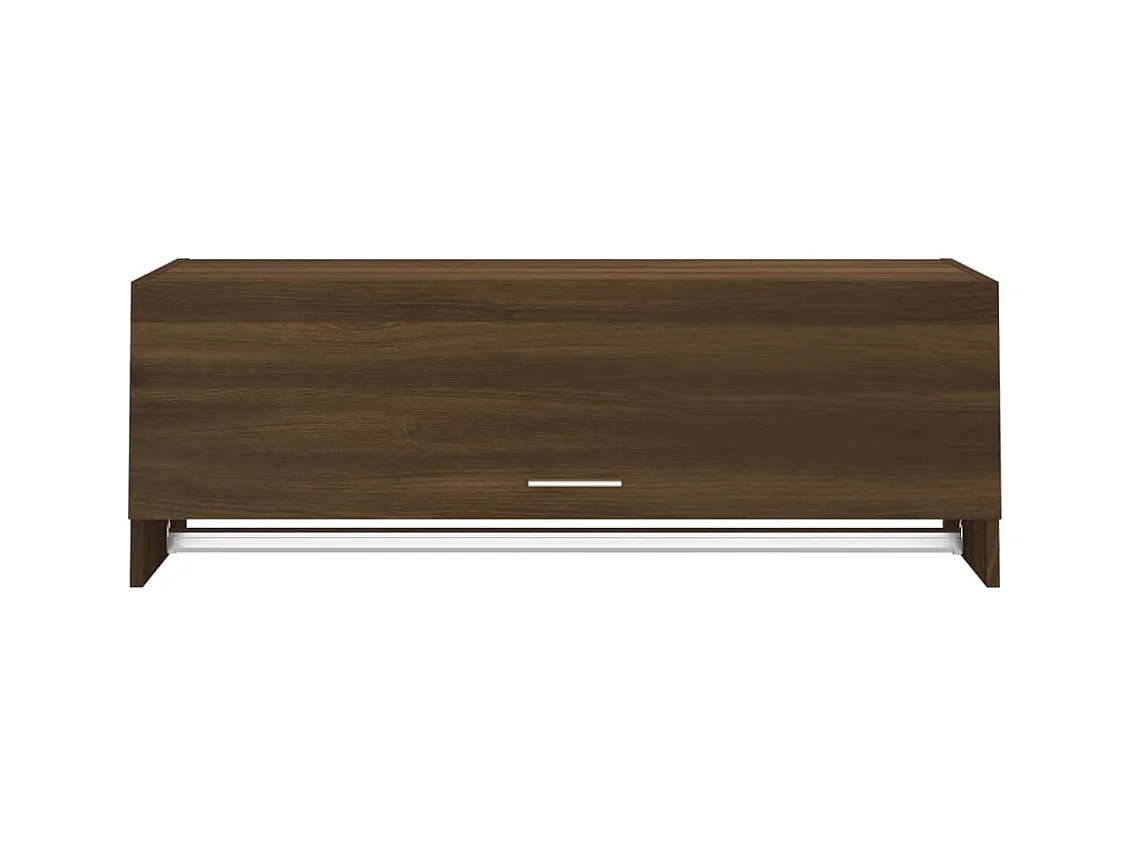 Armario madera contrachapada roble marrón 100x32,5x35 cm ES417655