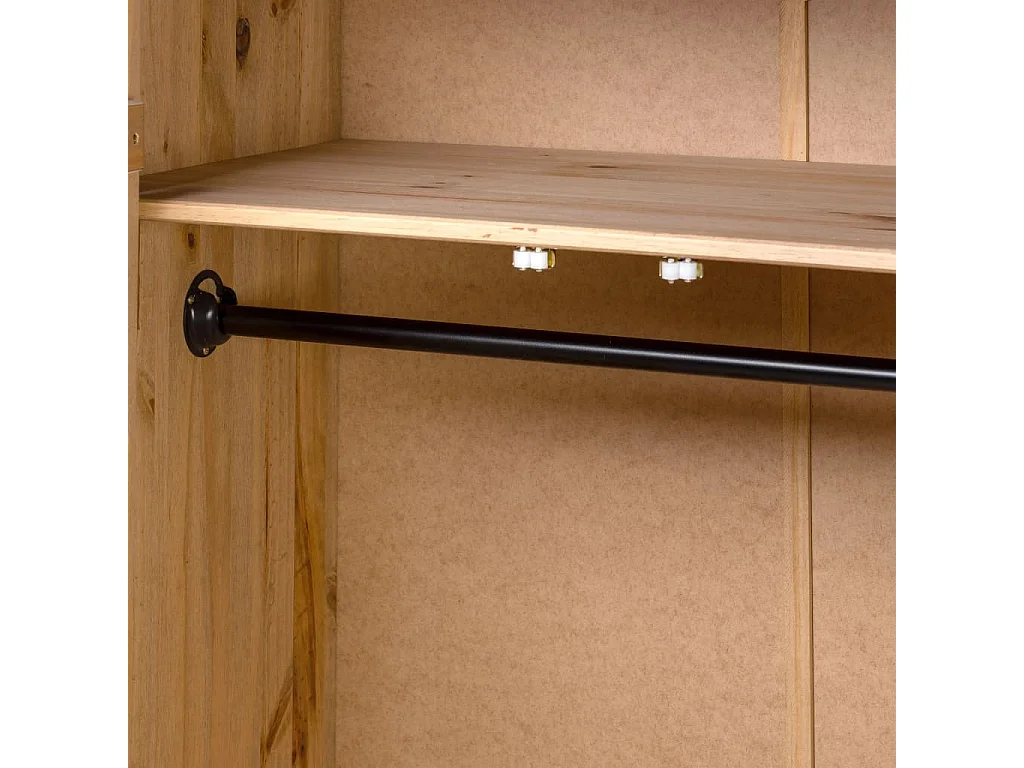 Kledingkast Panama Range 80x50x171,5 cm massief grenenhout NL429353