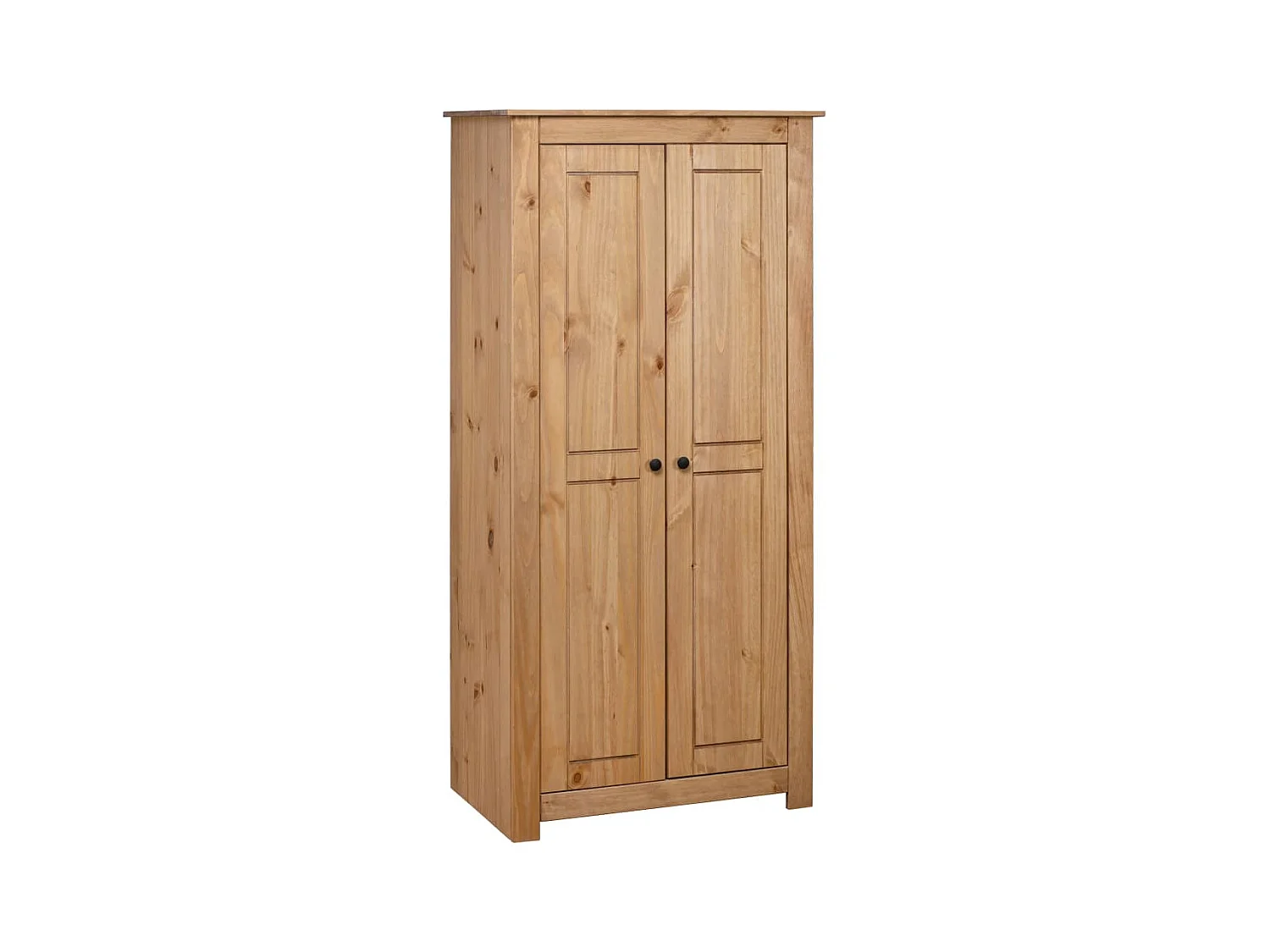 Garde-robe 80x50x171,5 cm Pin massif Assortiment Panama OFR64684 BonneVie Meuble