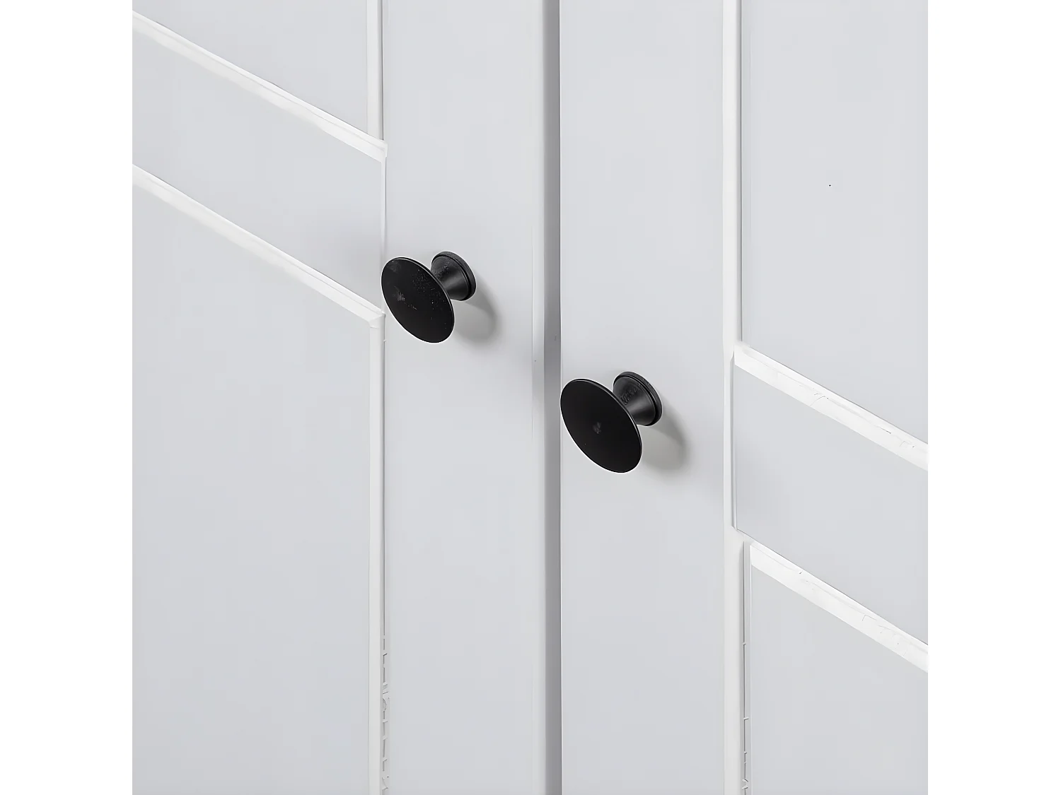 Garde-robe Blanc 80x50x171,5 cm Pin massif Assortiment Panama OFR95057 BonneVie Meuble