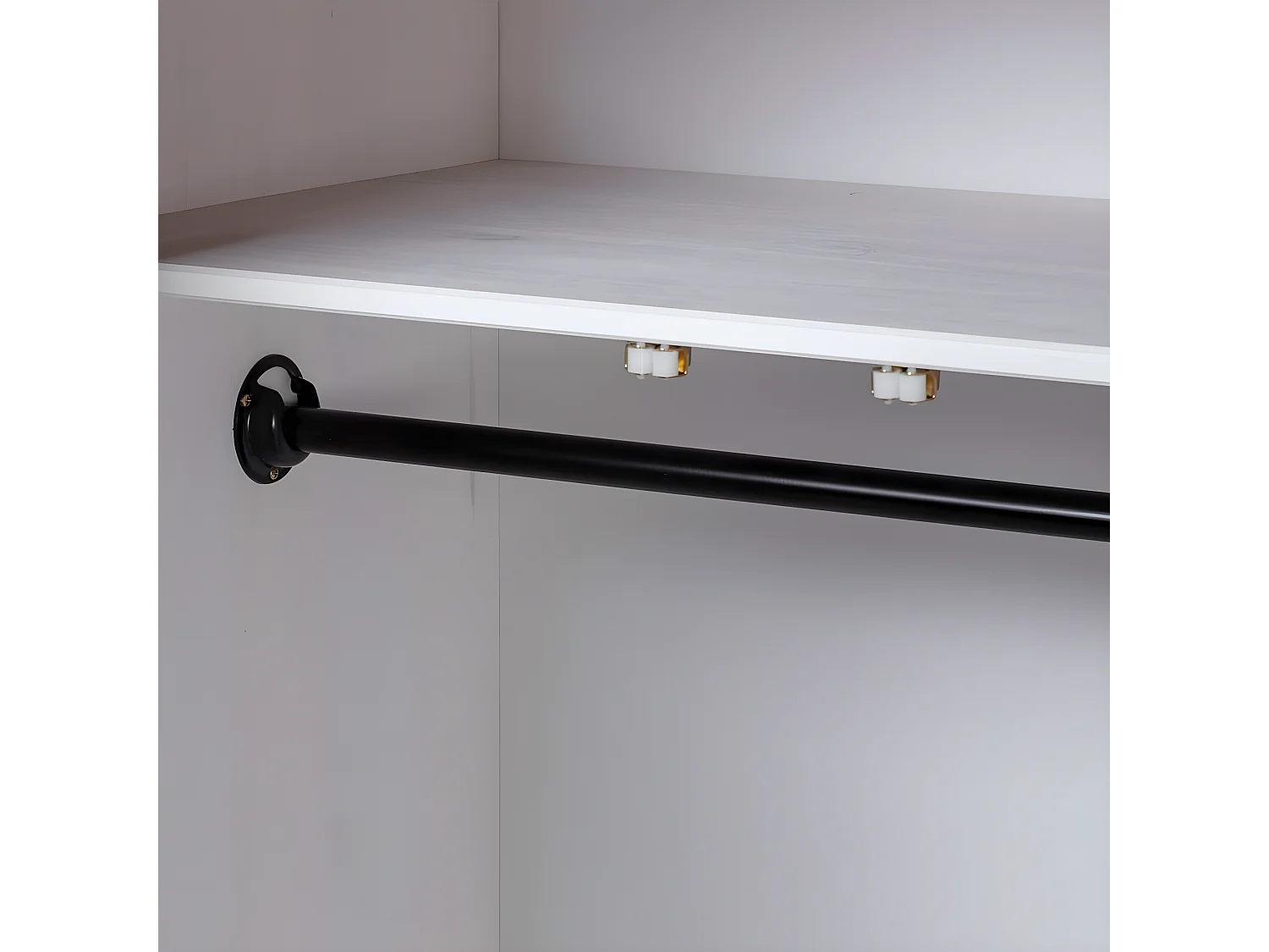 Garde-robe Blanc 80x50x171,5 cm Pin massif Assortiment Panama OFR95057 BonneVie Meuble