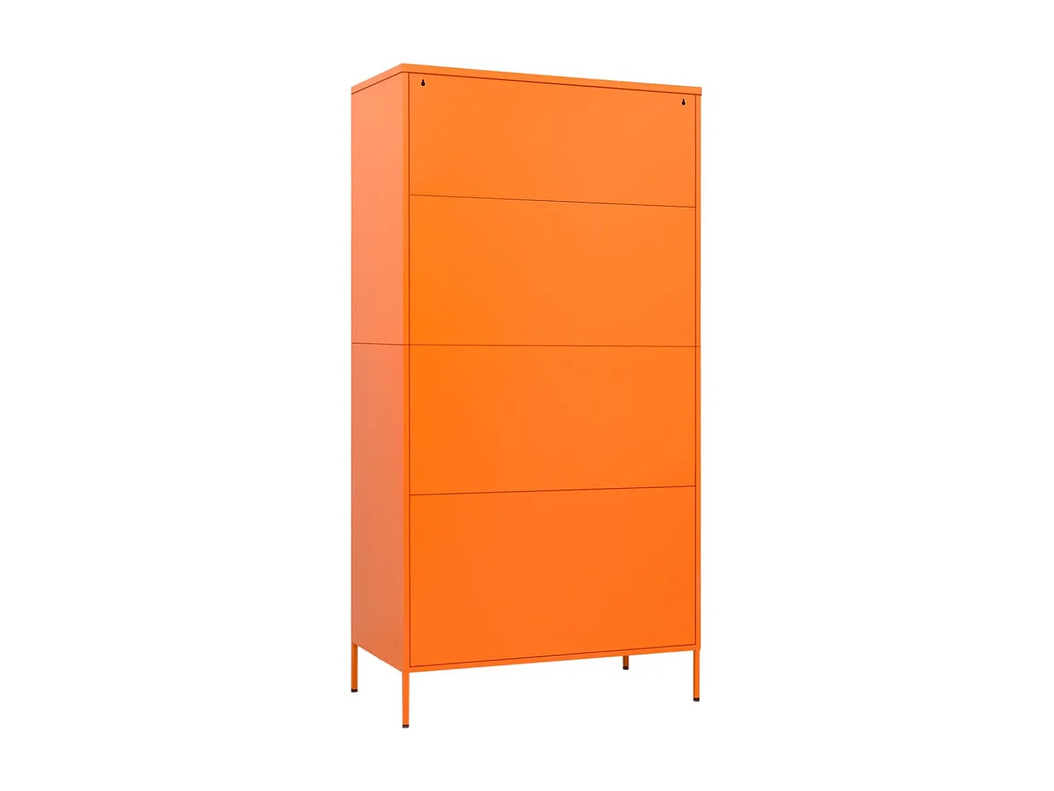 Garde-robe, Penderie, Armoire de vêtements Orange 90x50x180 cm Acier PEWV43400 BonneVie Meuble