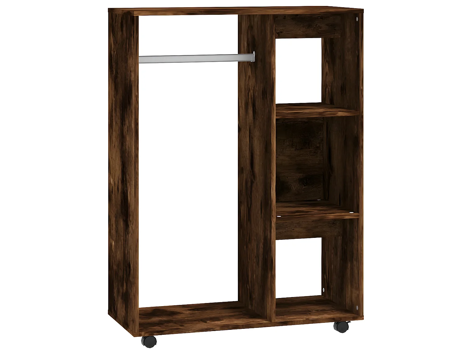 Garde-robe Chêne fumé 80x40x110 cm Bois d'ingénierie OFR63446 BonneVie Meuble