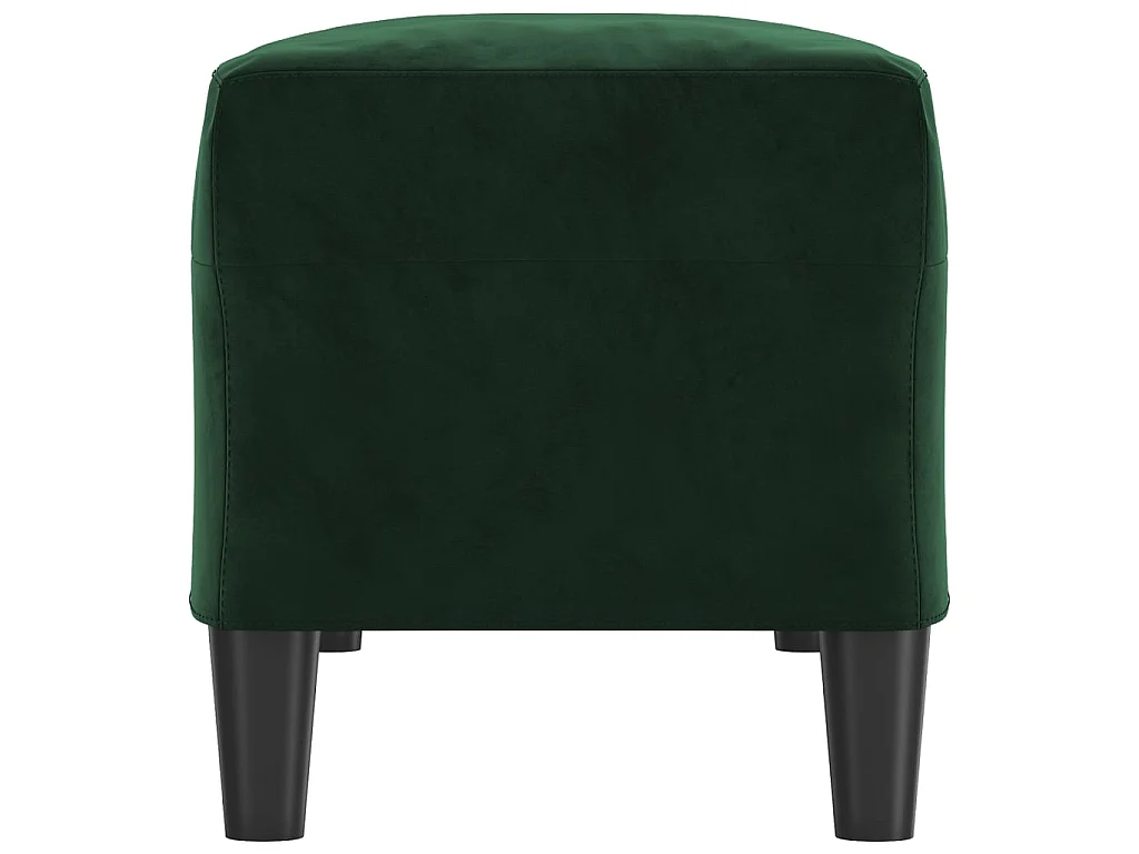 Banc chic Vert foncé 100x35x41 cm Velours -ASAF24126