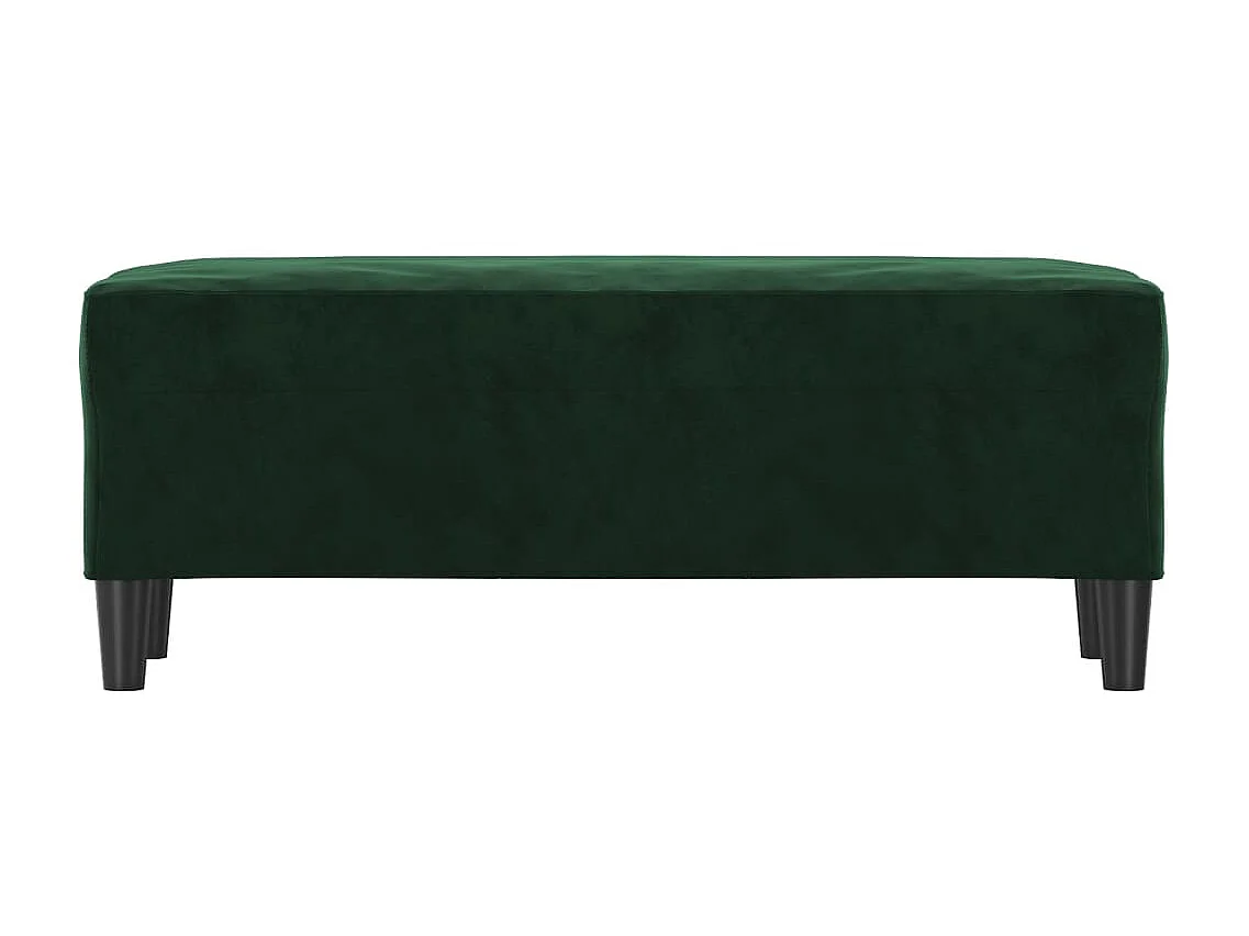 Bankje 100x35x41 cm fluweel donkergroen NL777968