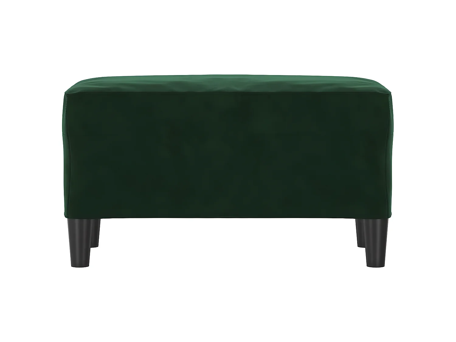 Banc chic Vert foncé 70x35x41 cm Velours -ASAF52126