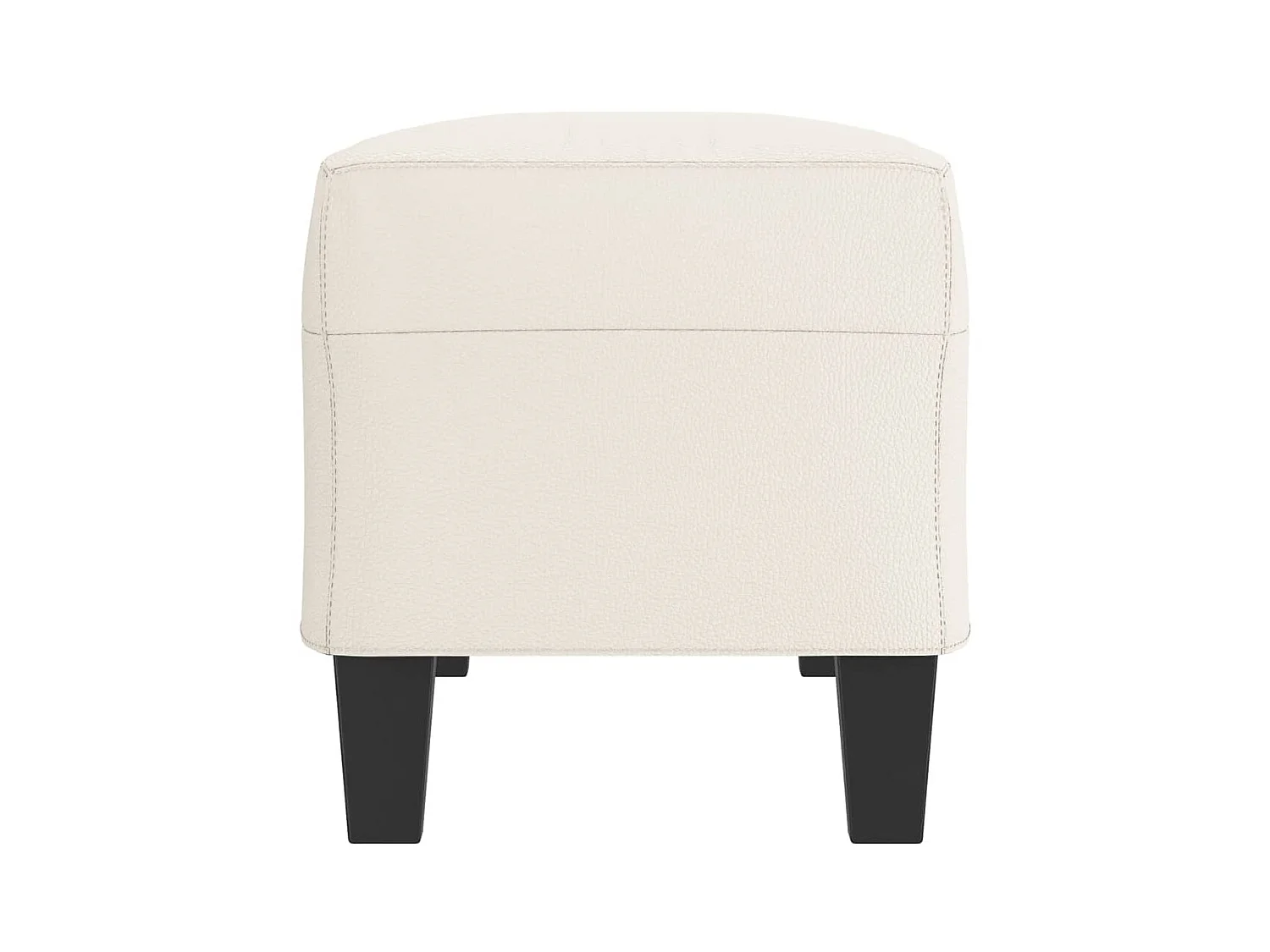 Banc chic Crème 100x35x41 cm Similicuir -ASAF22534
