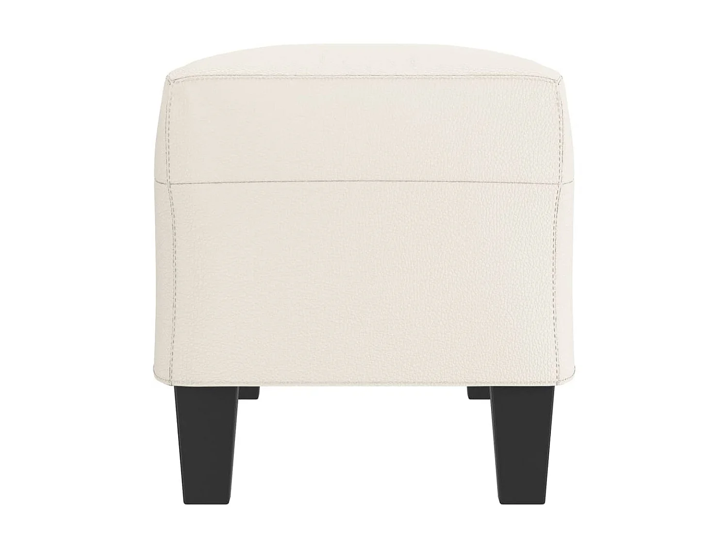 Banc chic Crème 100x35x41 cm Similicuir -ASAF22534