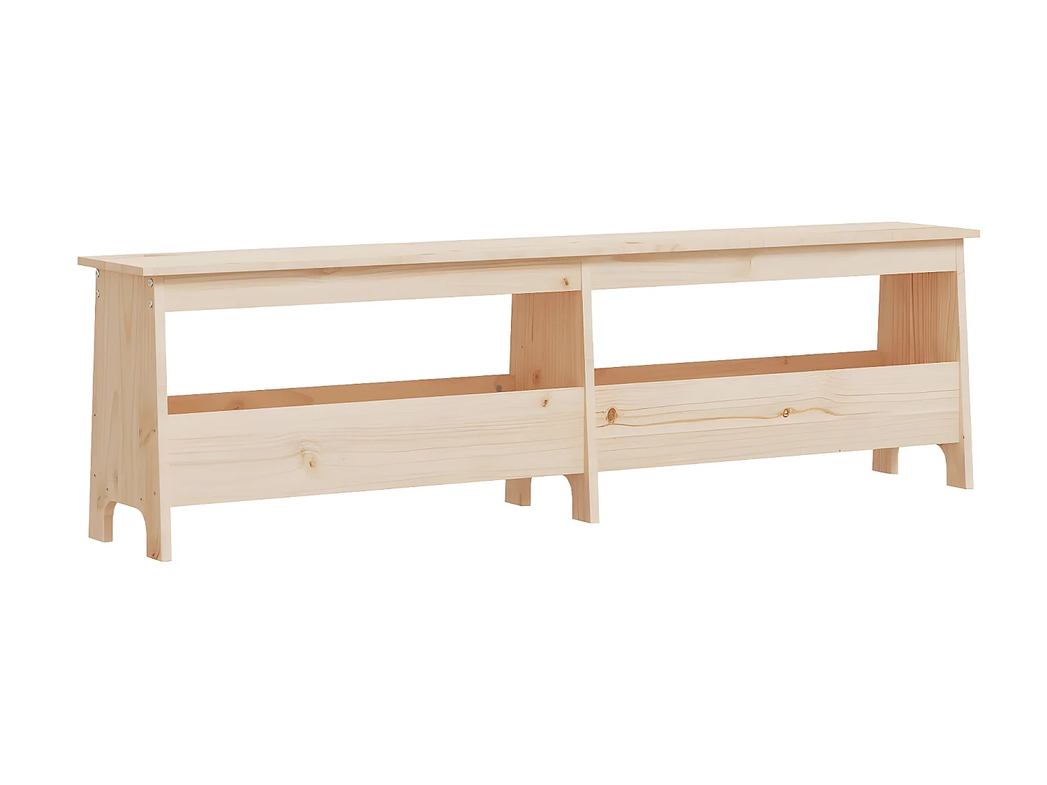 Banc d'entrée 160x28x45 cm bois de pin massif -ASAF29612