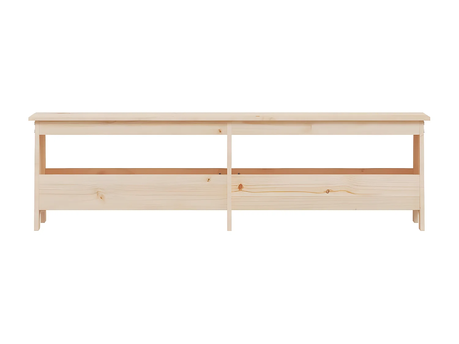 Banc d'entrée 160x28x45 cm bois de pin massif -ASAF29612