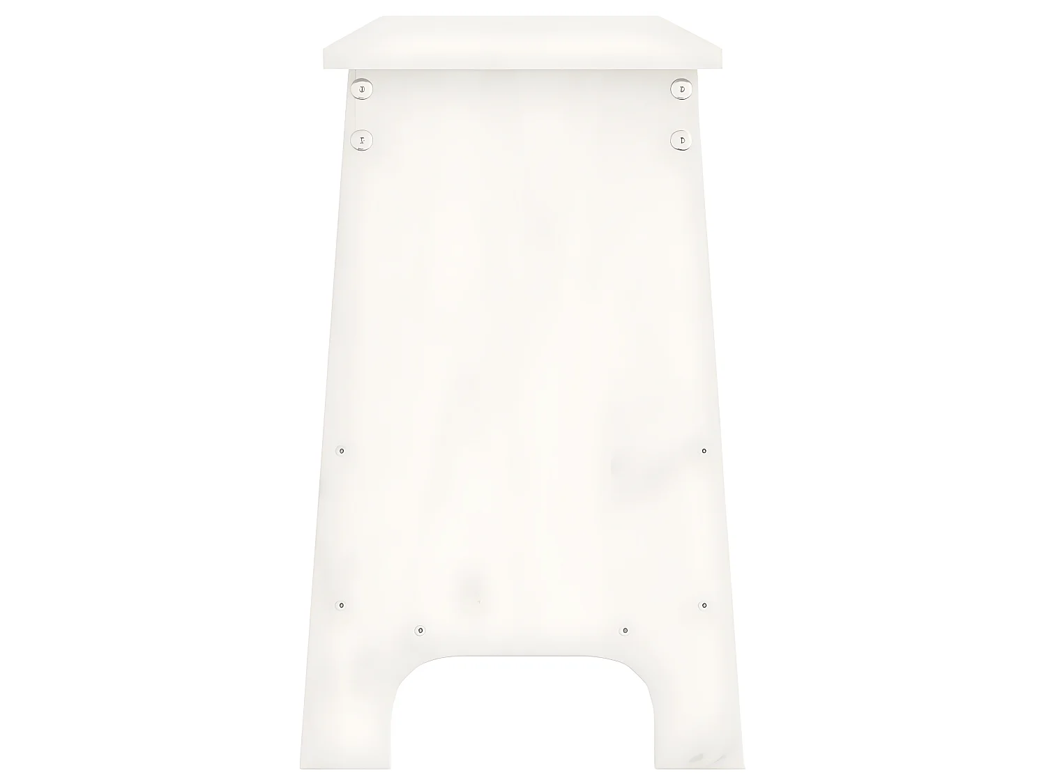 Banc d'entrée blanc 160x28x45 cm bois de pin massif -ASAF99114