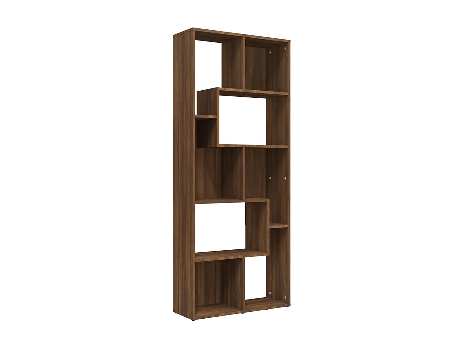 Bibliothèque Chêne marron 67x24x161 cm Bois d'ingénierie OFR45078 BonneVie Meuble