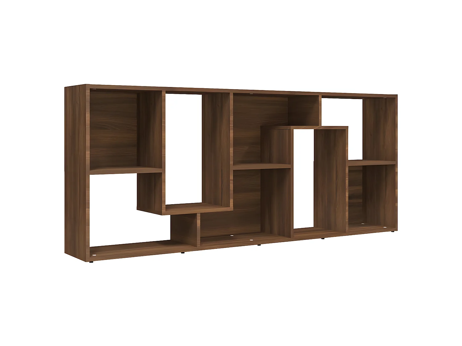 Bibliothèque Chêne marron 67x24x161 cm Bois d'ingénierie OFR45078 BonneVie Meuble