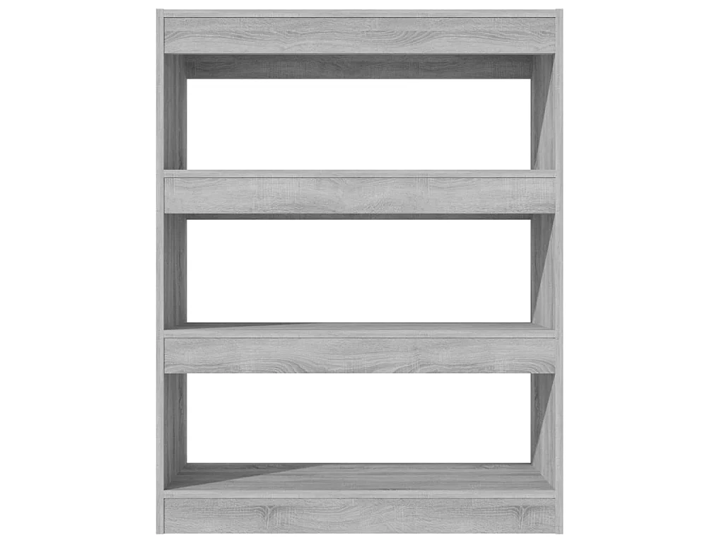 Bibliothèque Sonoma gris 80x30x103 cm Bois ingénierie OFR36056 BonneVie Meuble